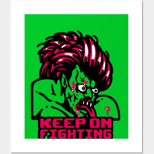 Keep on Fighting v2 Posters and Art